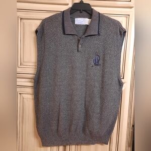 Vintage Scudder Golf Vest! Size XL - Grey‎